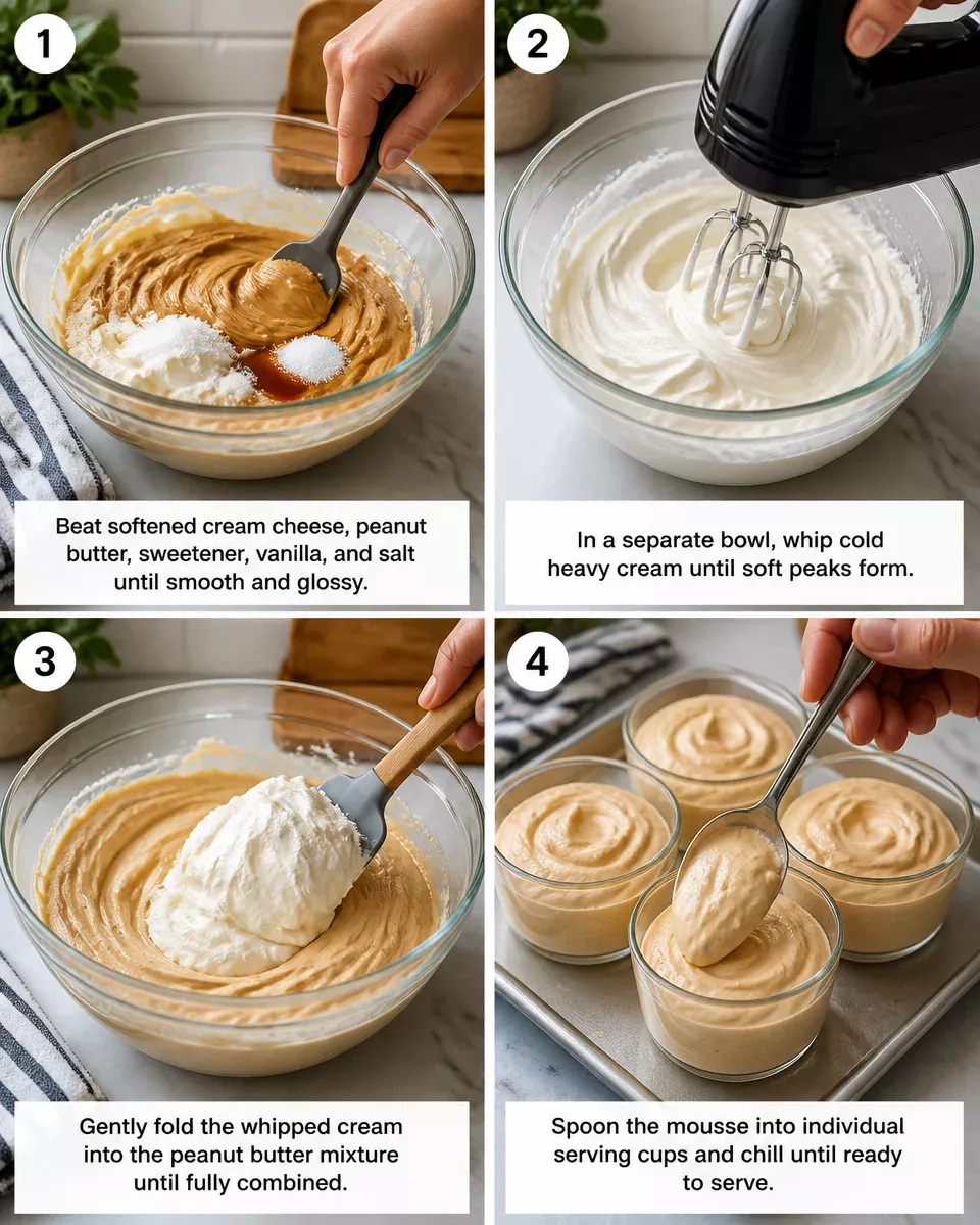 Keto Peanut Butter Mousse