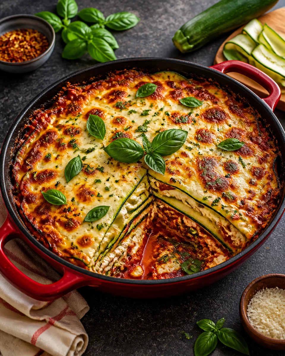 Keto Zucchini Lasagna
