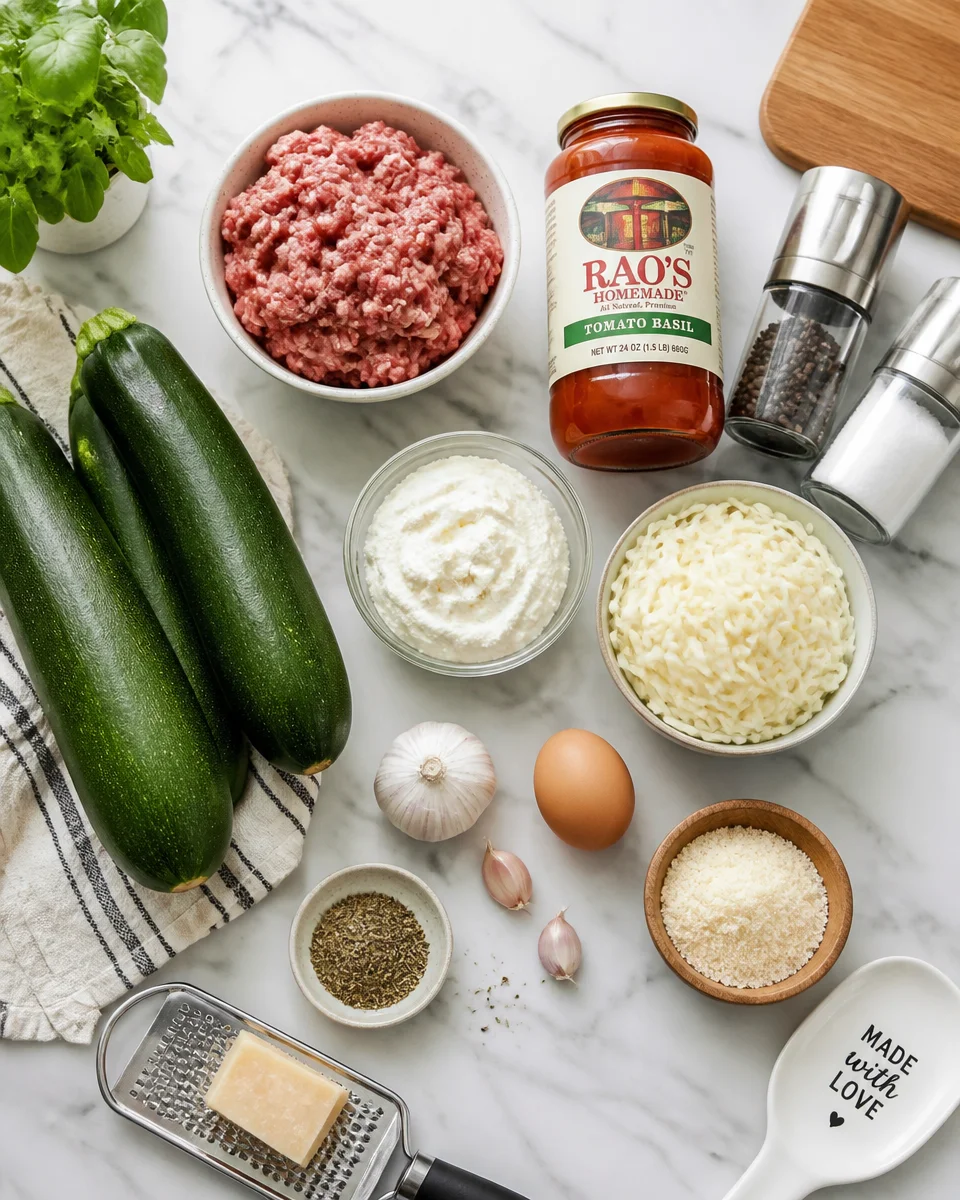 Keto Zucchini Lasagna