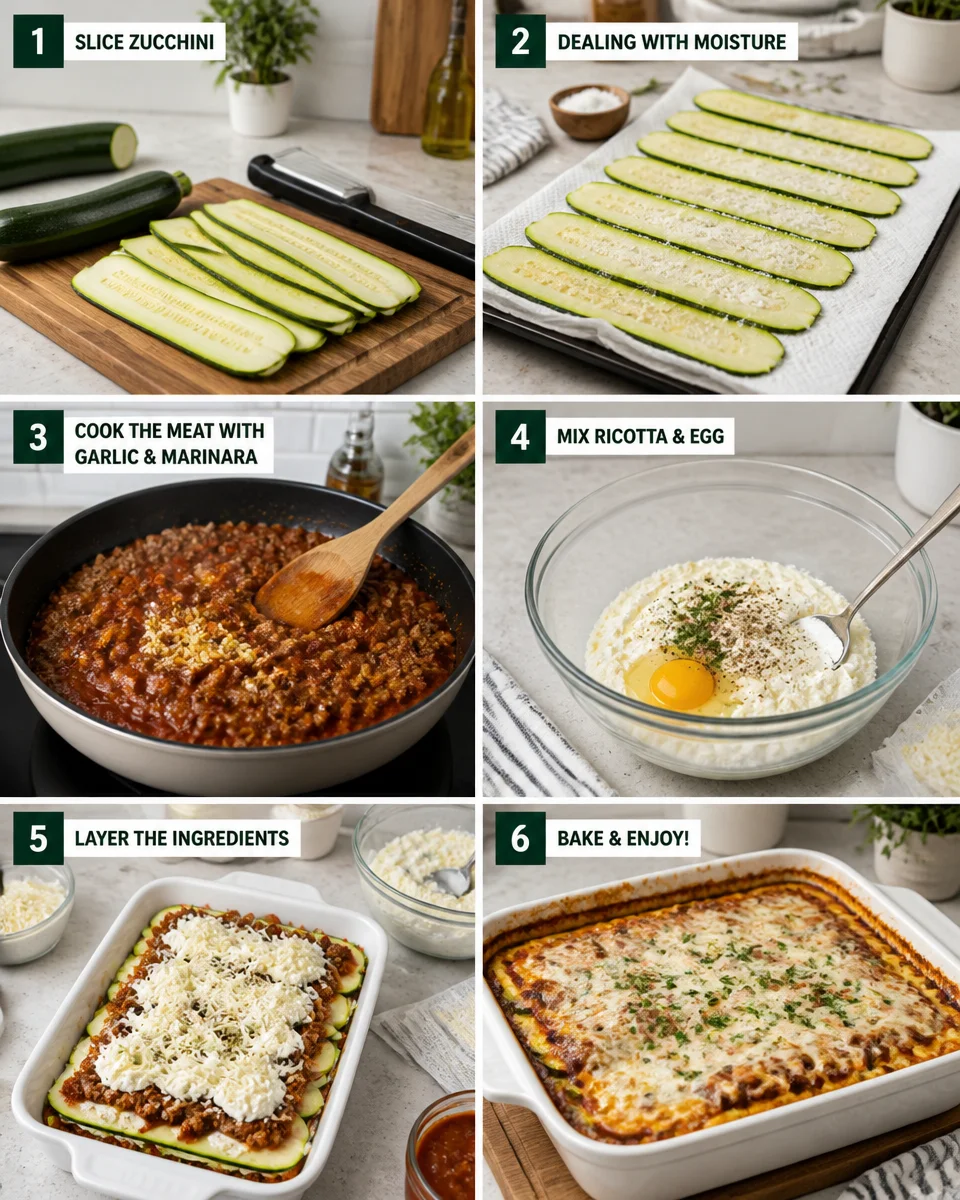 Keto Zucchini Lasagna