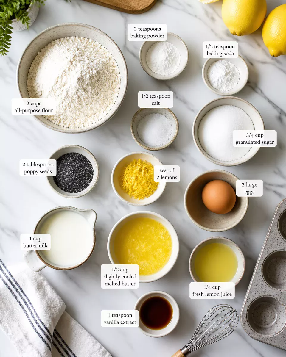 Lemon Poppy Seed Muffins