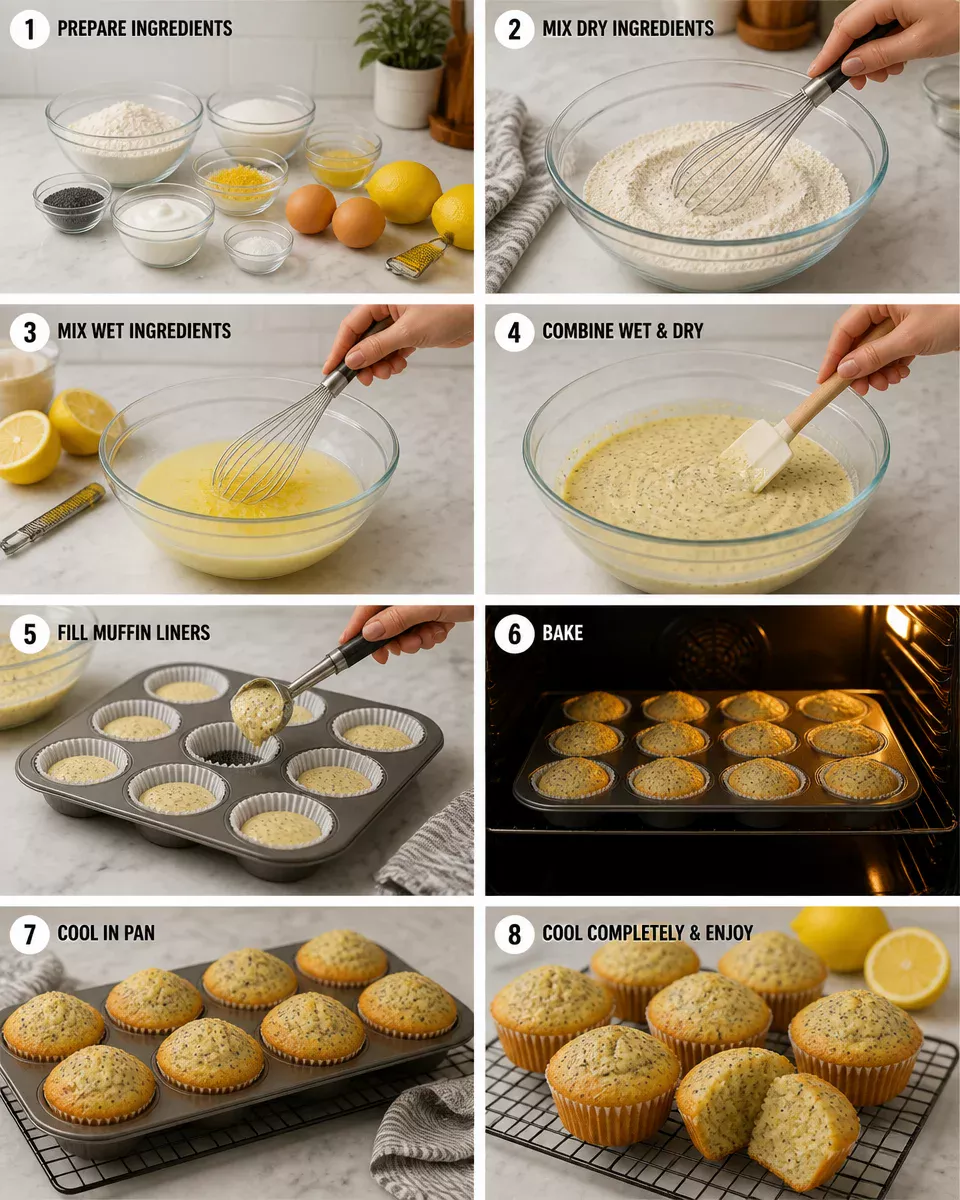 Lemon Poppy Seed Muffins