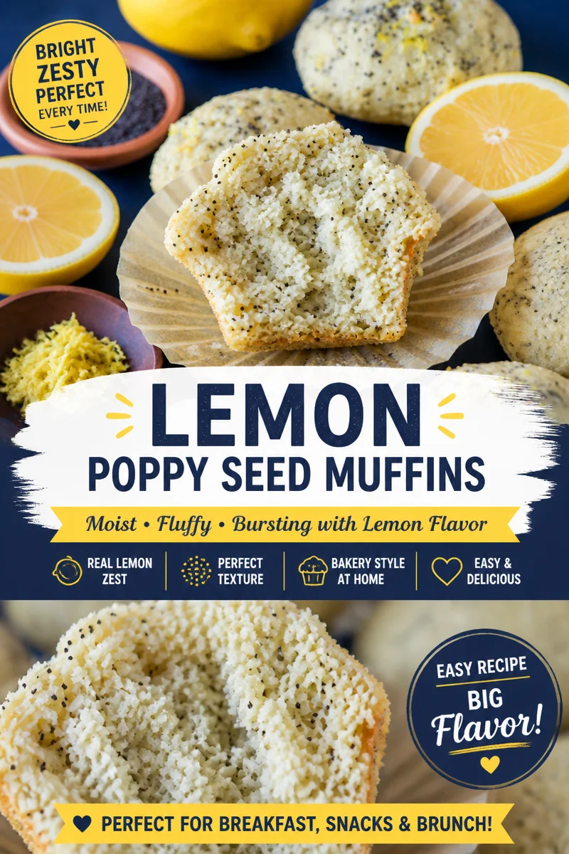 Lemon Poppy Seed Muffins