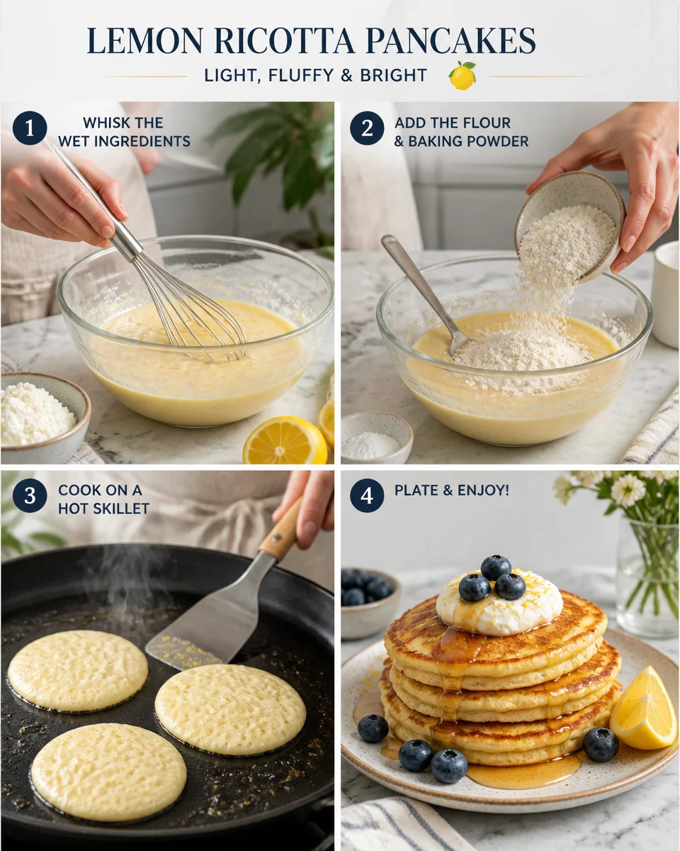 Lemon Ricotta Pancakes