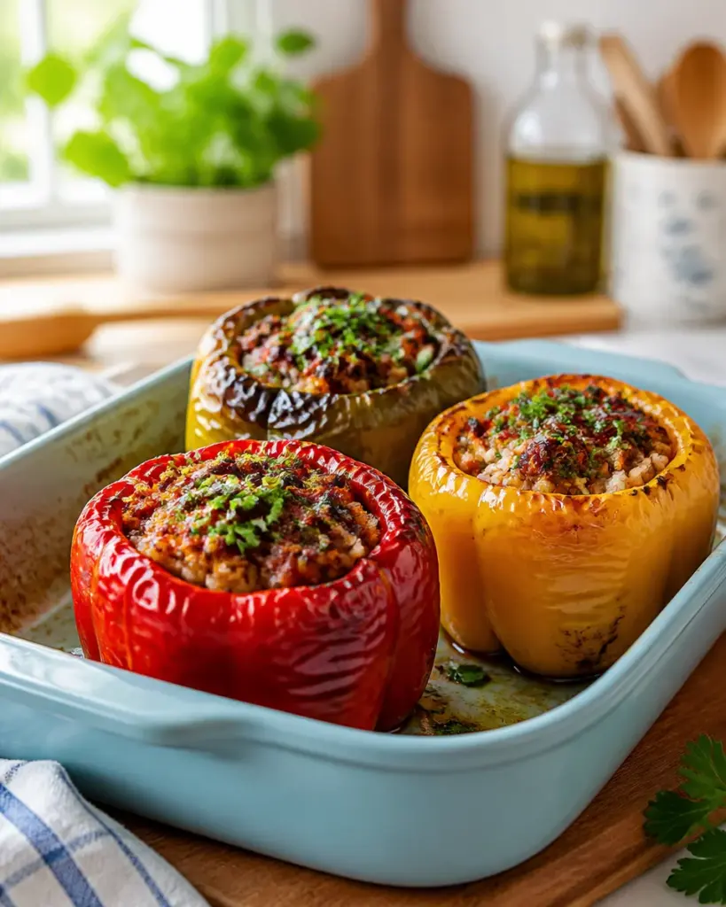 Low Carb Stuffed Bell Peppers