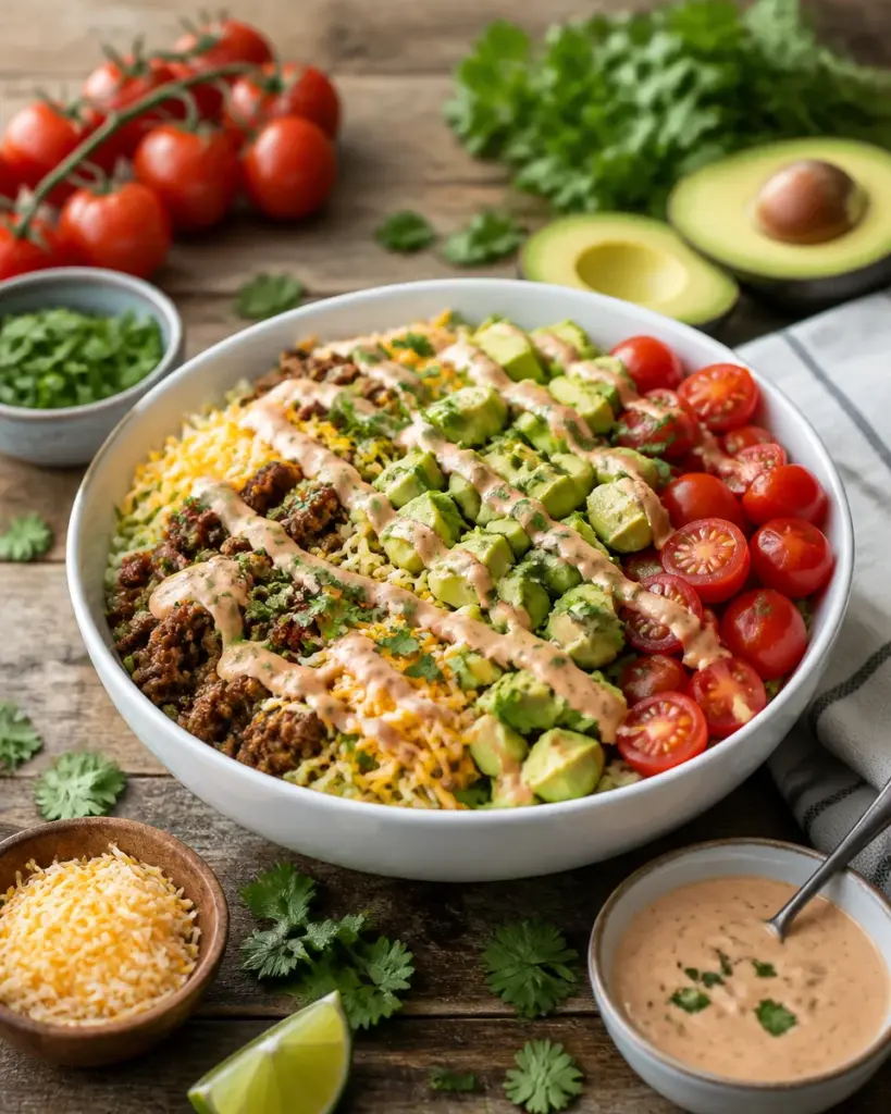 Low Carb Taco Bowl