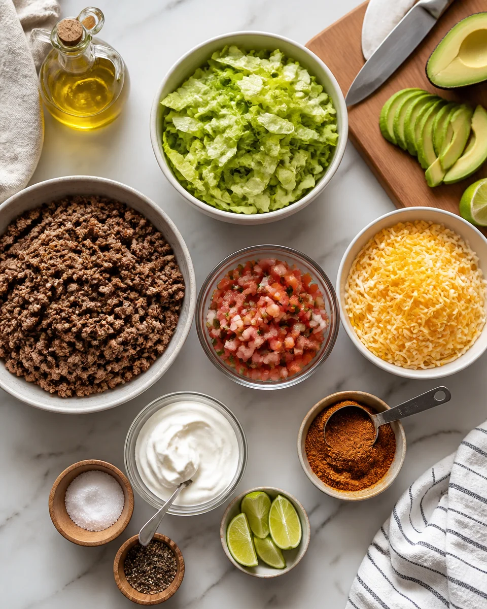 Low Carb Taco Bowl
