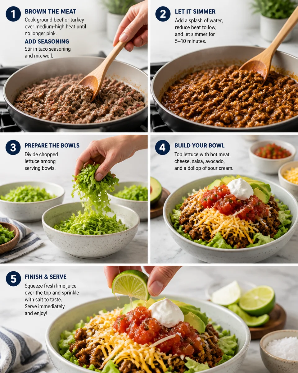 Low Carb Taco Bowl