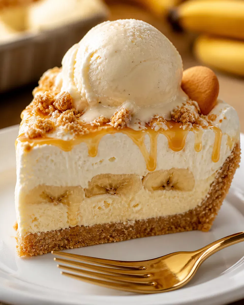 No Bake Banana Pudding Cheesecake