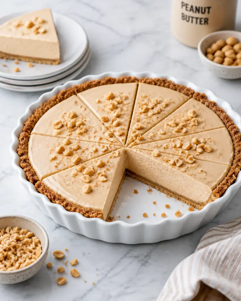 No Bake Peanut Butter Pie