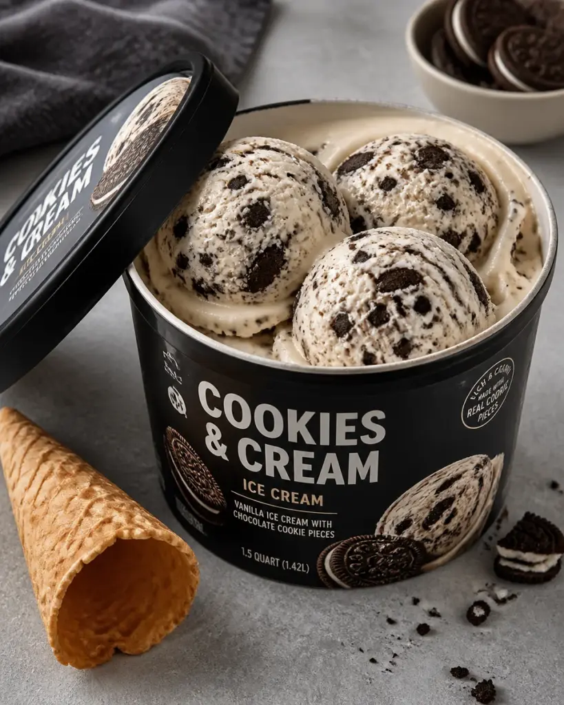 No Churn Cookies and Cream Ice Cream
