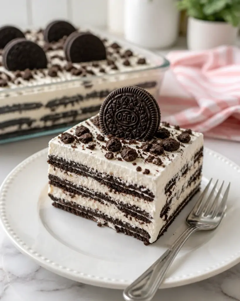 Oreo Icebox Cake