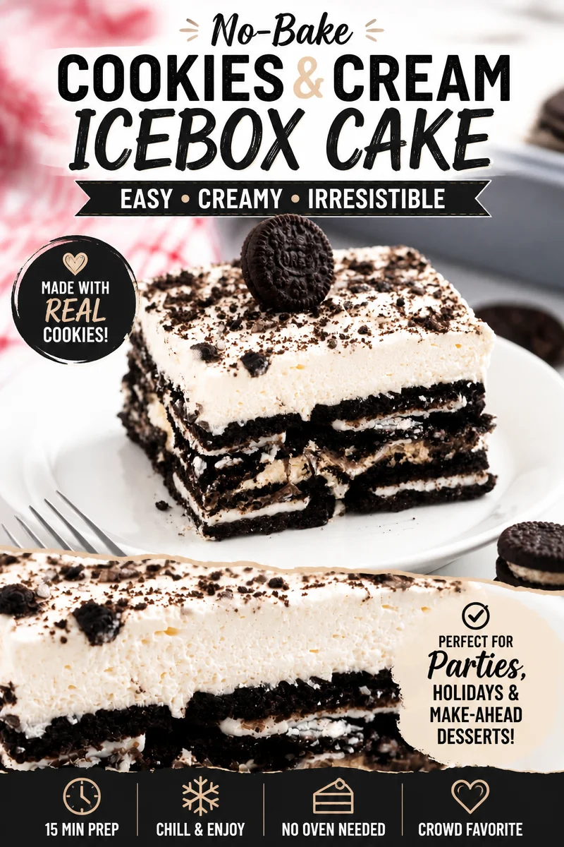 Oreo Icebox Cake