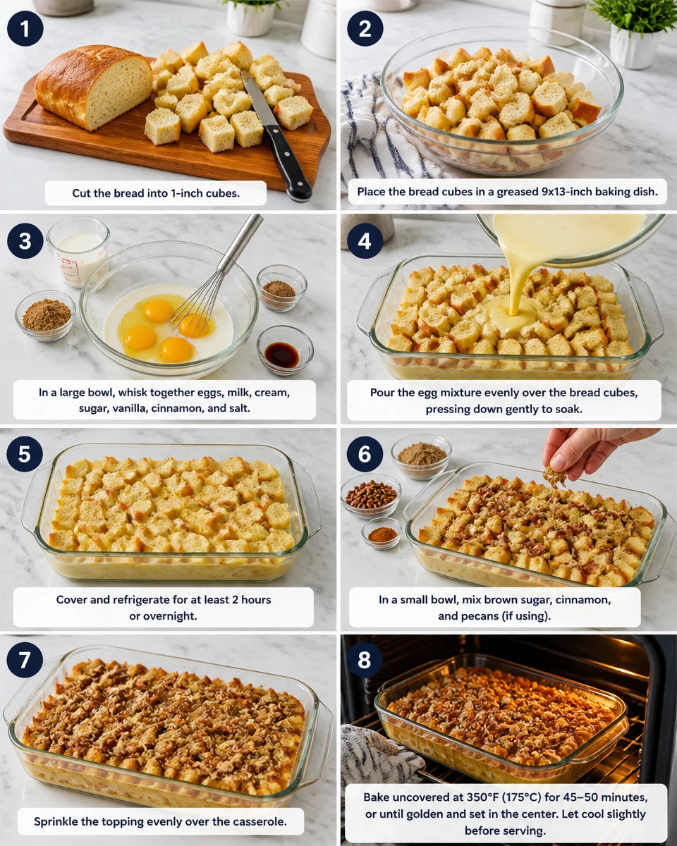 Overnight French Toast with Cream Cheese