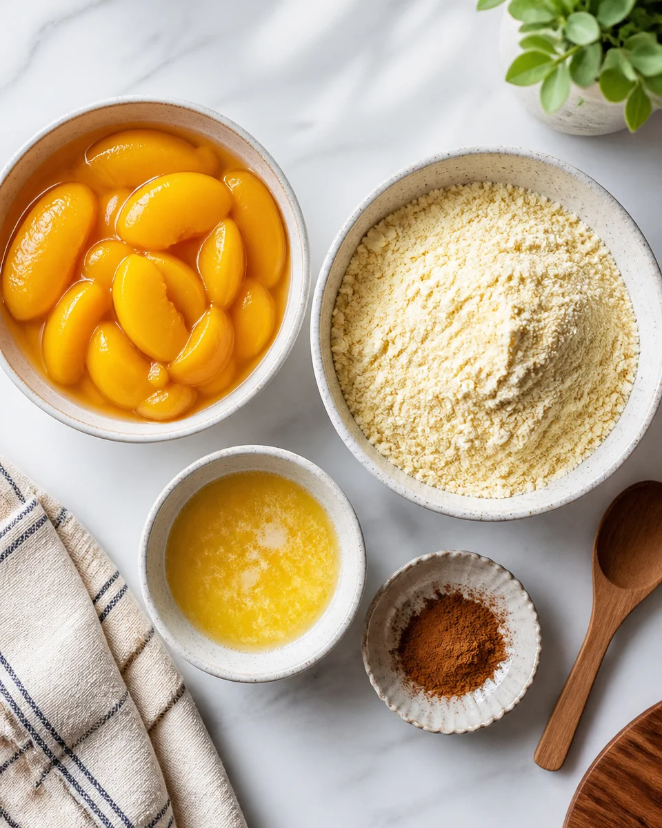 Peach Cobbler Dump Cake