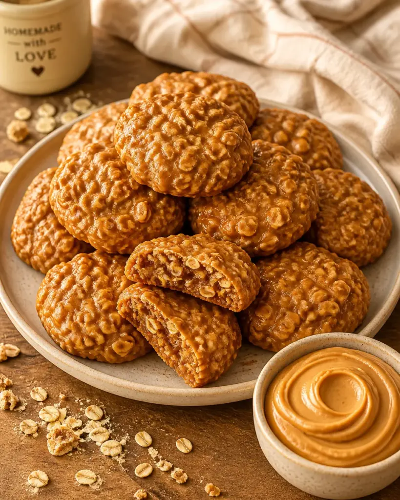 Peanut Butter No-Bake Cookies