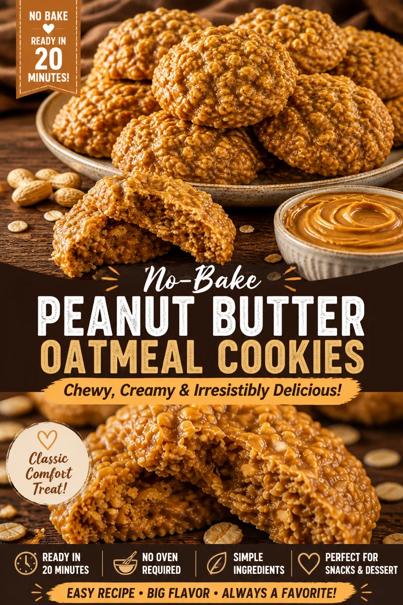 Peanut Butter No-Bake Cookies