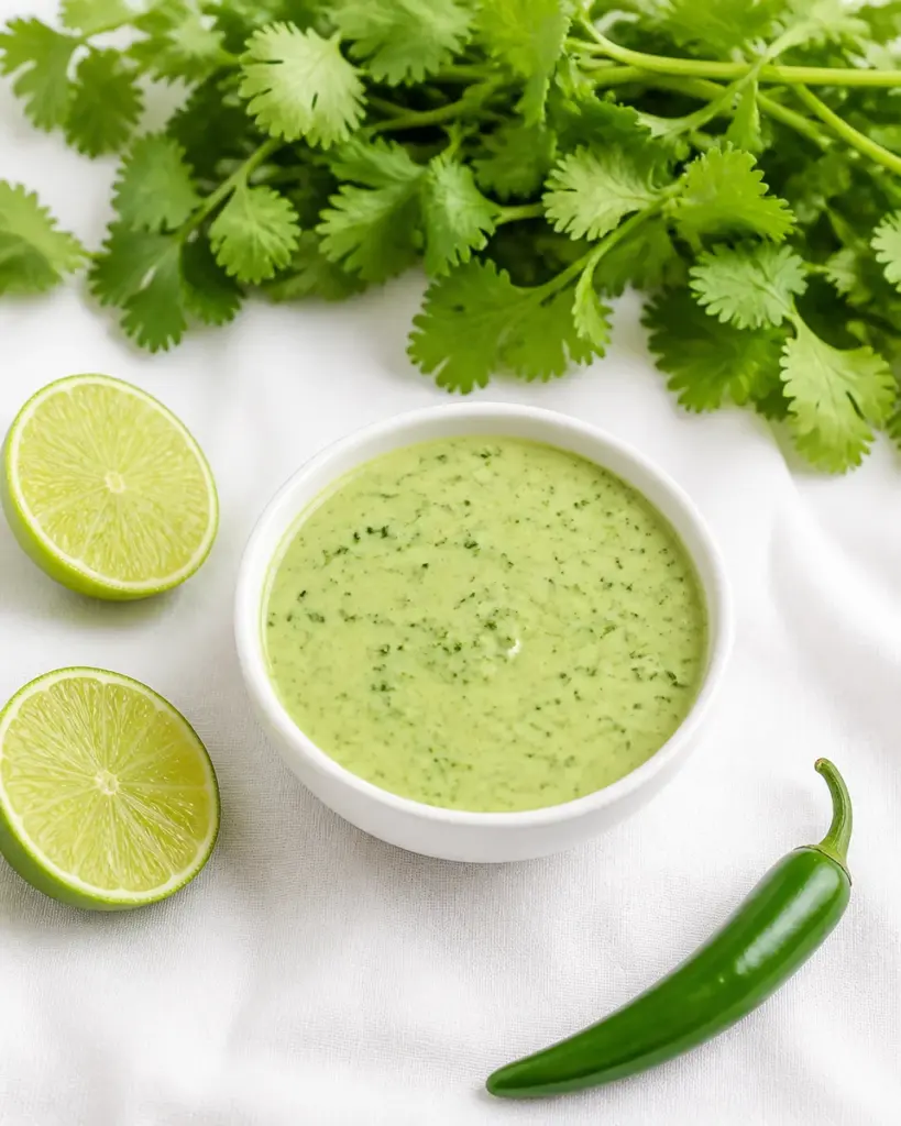 Peruvian Chicken with Green Sauce