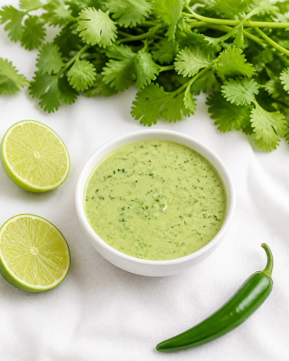 Peruvian Chicken with Green Sauce