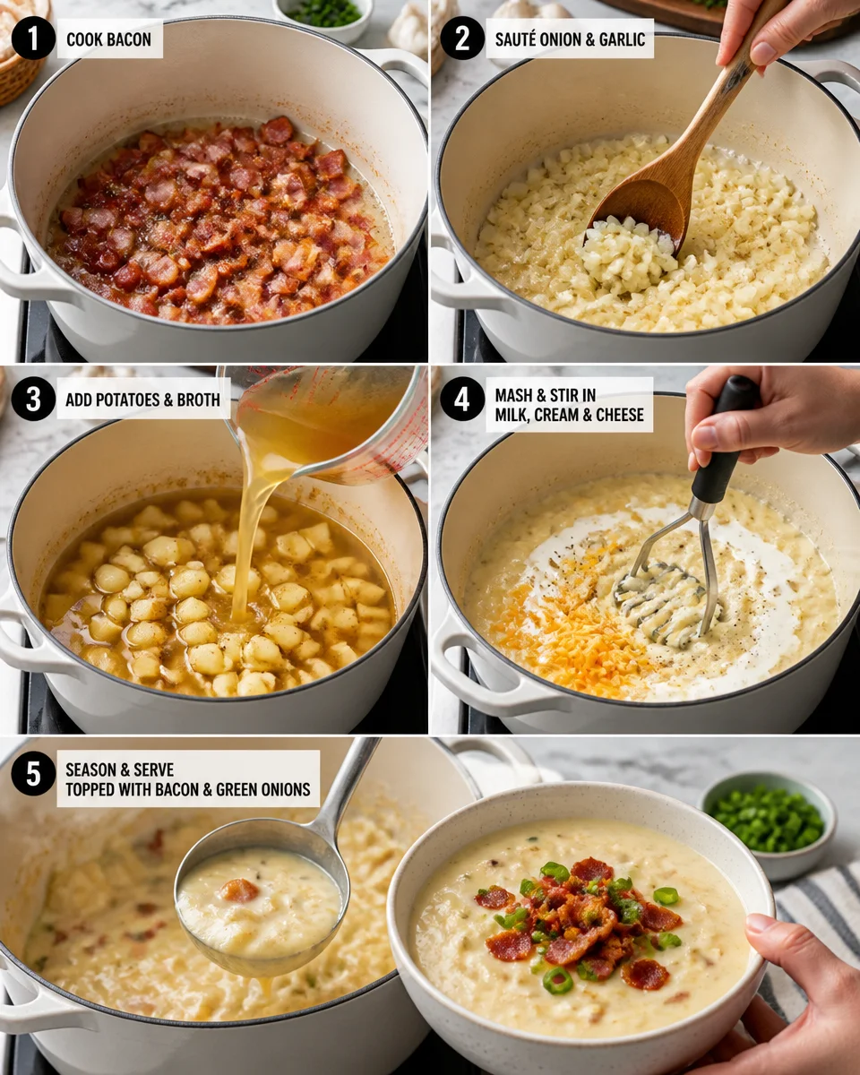Potato Soup with Bacon