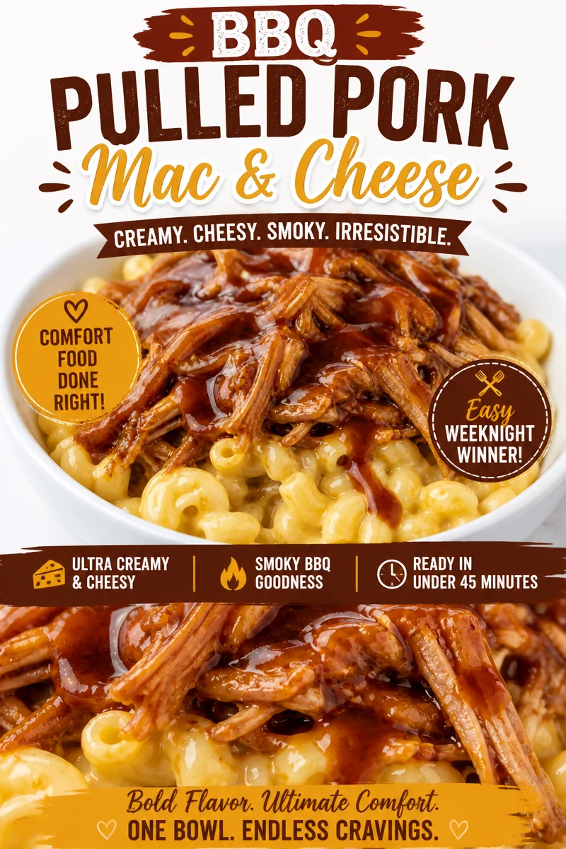 Pulled pork mac and cheese
