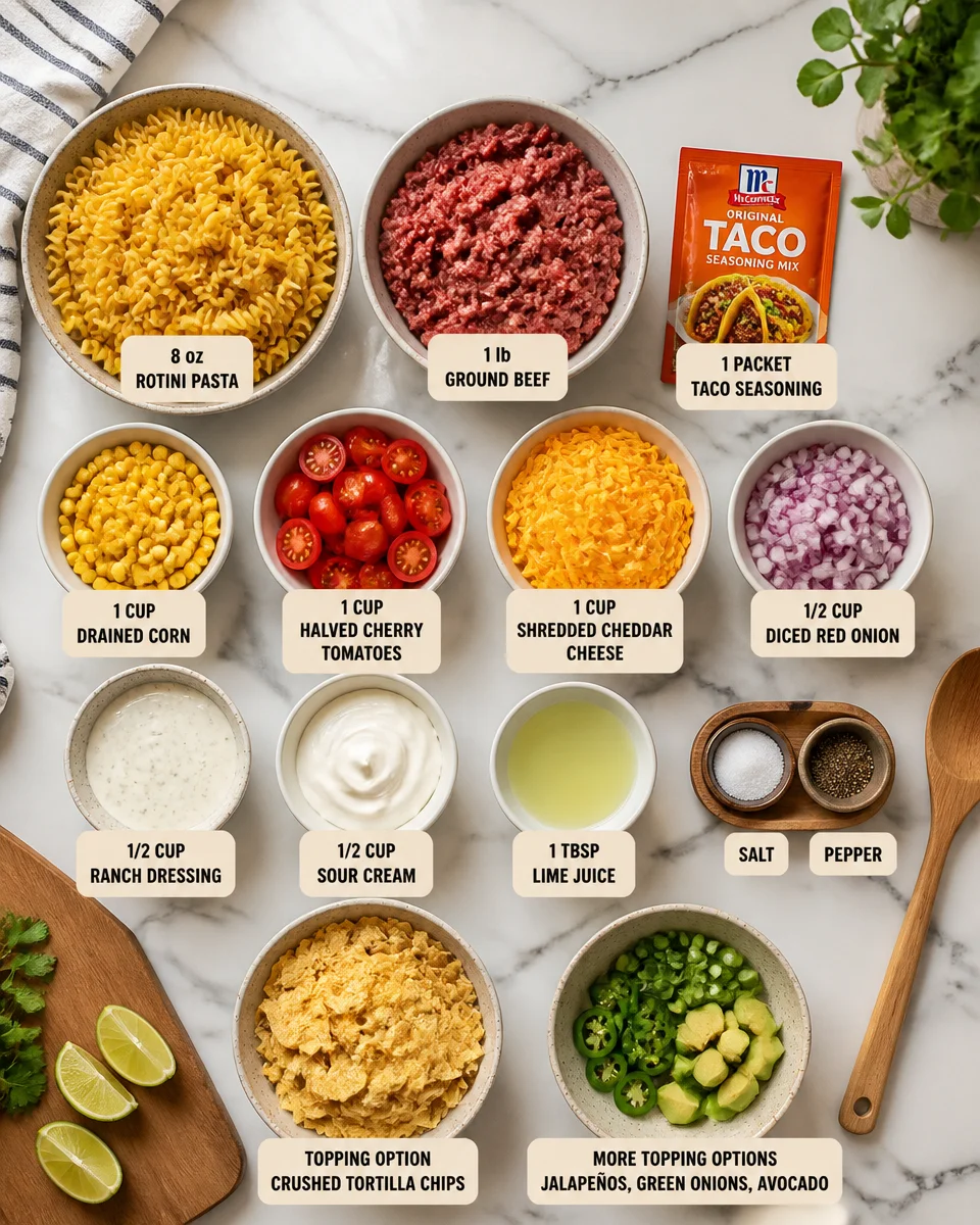 Ranch Taco Pasta Salad