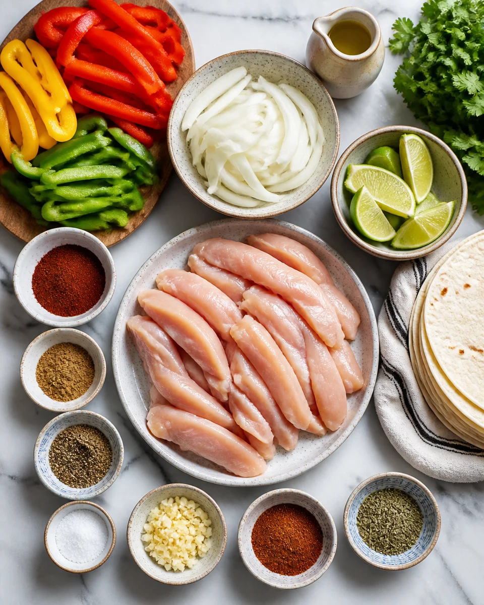 Sheet Pan Chicken Fajitas