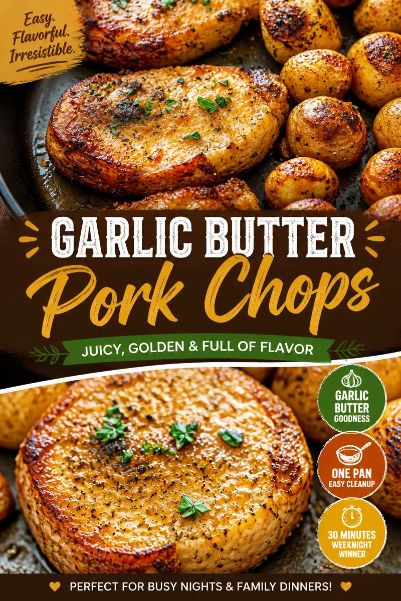 Sheet Pan Pork Chops and Potatoes
