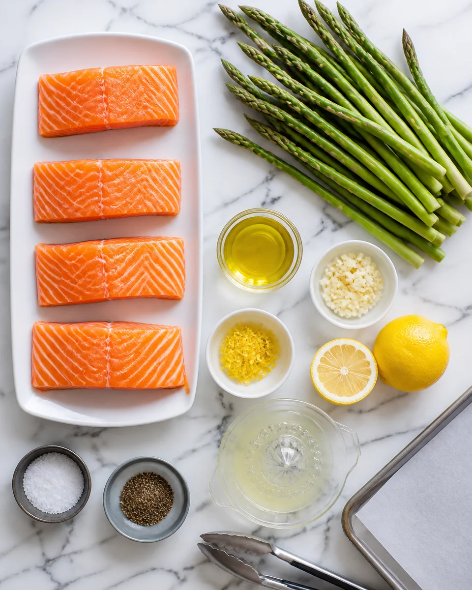 Sheet Pan Salmon and Asparagus