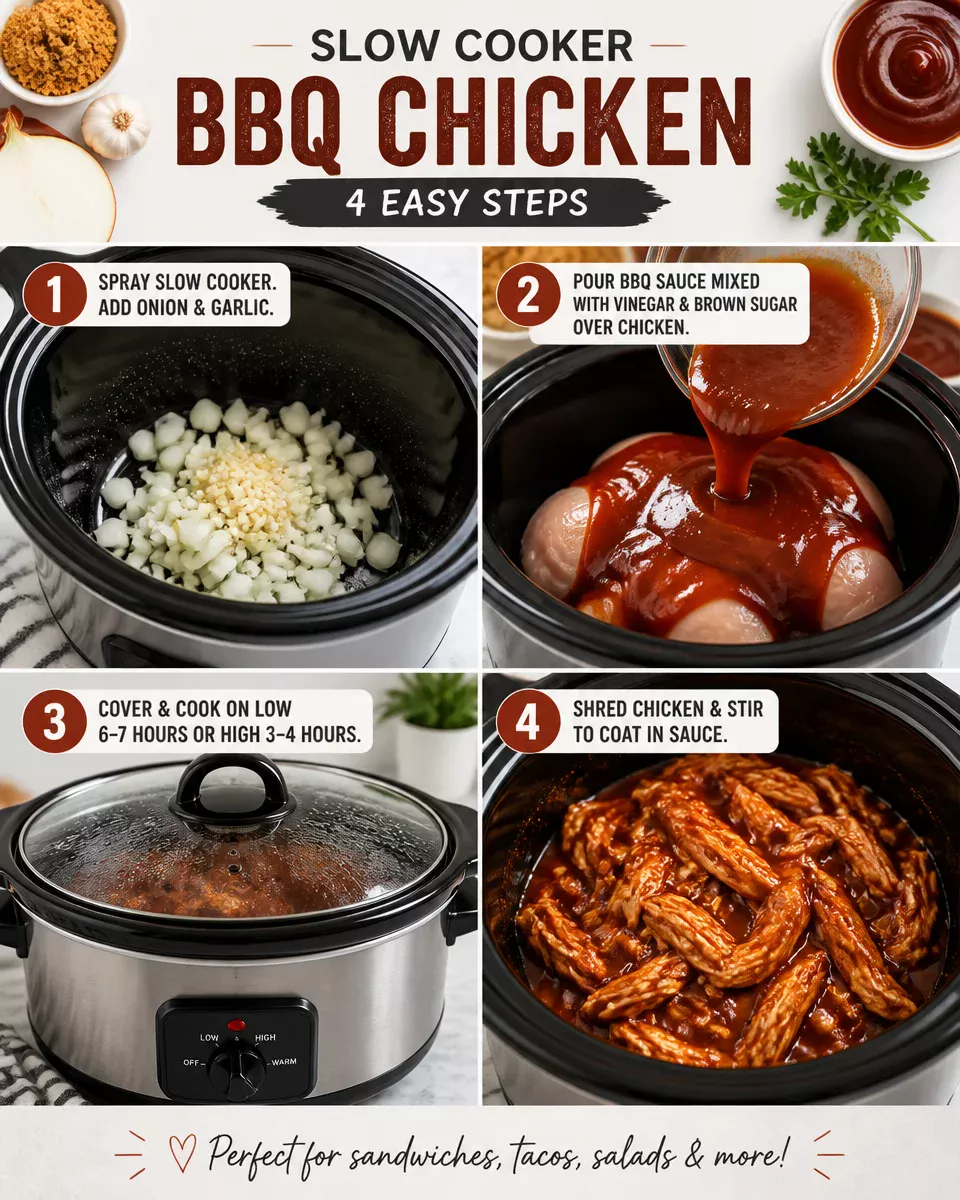 Slow Cooker BBQ Chicken