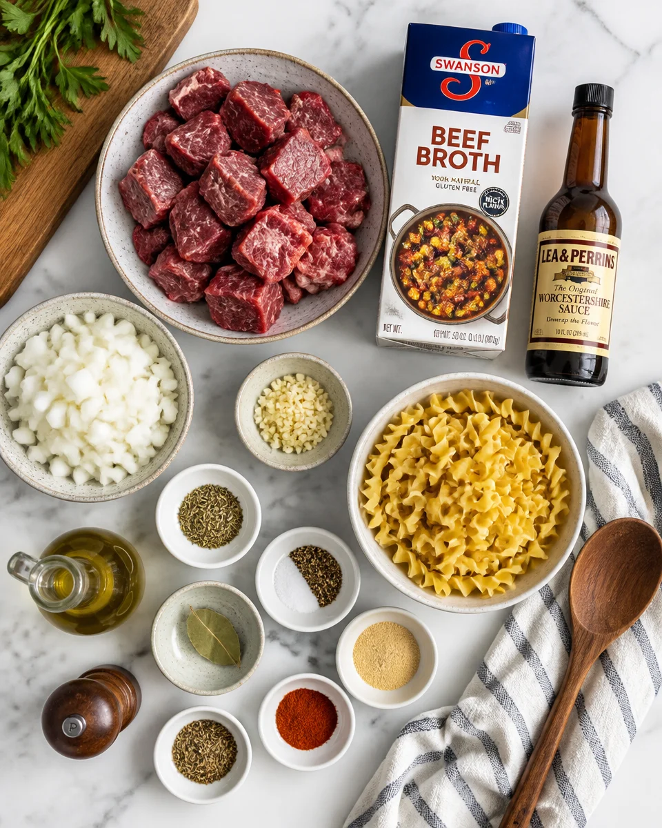 Slow Cooker Beef and Noodles