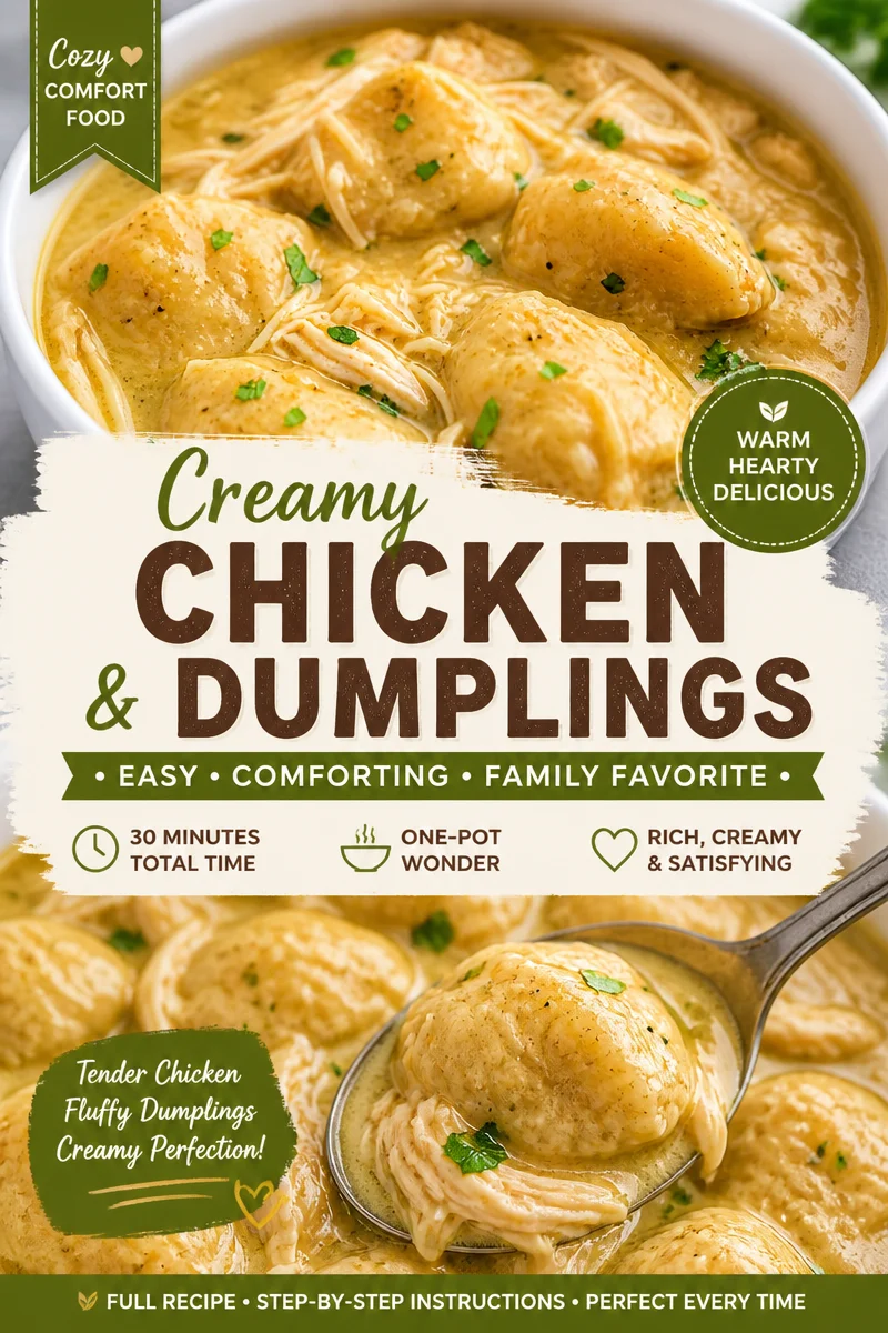 Slow Cooker Chicken and Dumplings