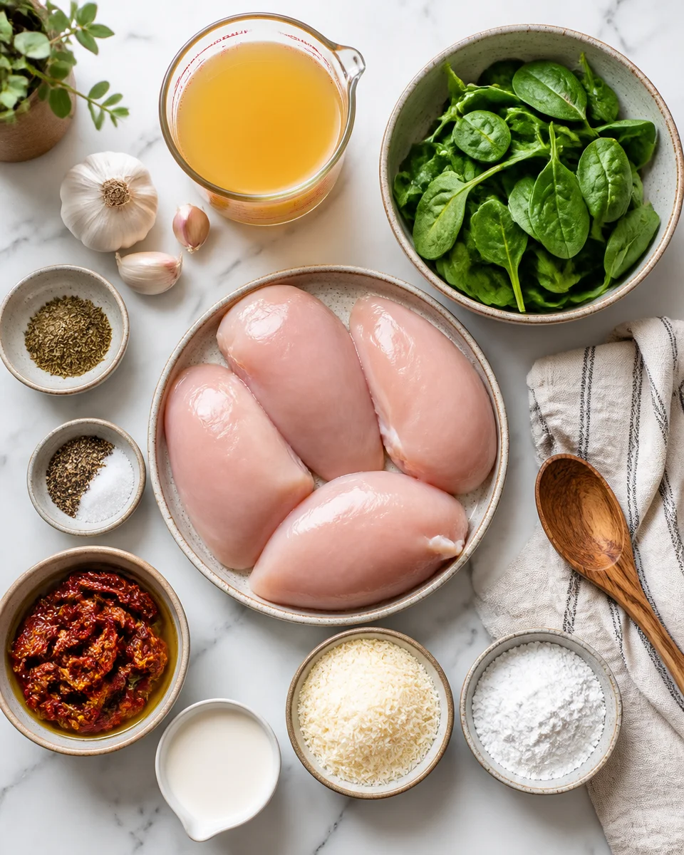 Slow Cooker Tuscan Chicken