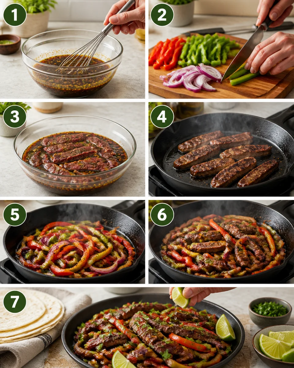 Steak Fajitas