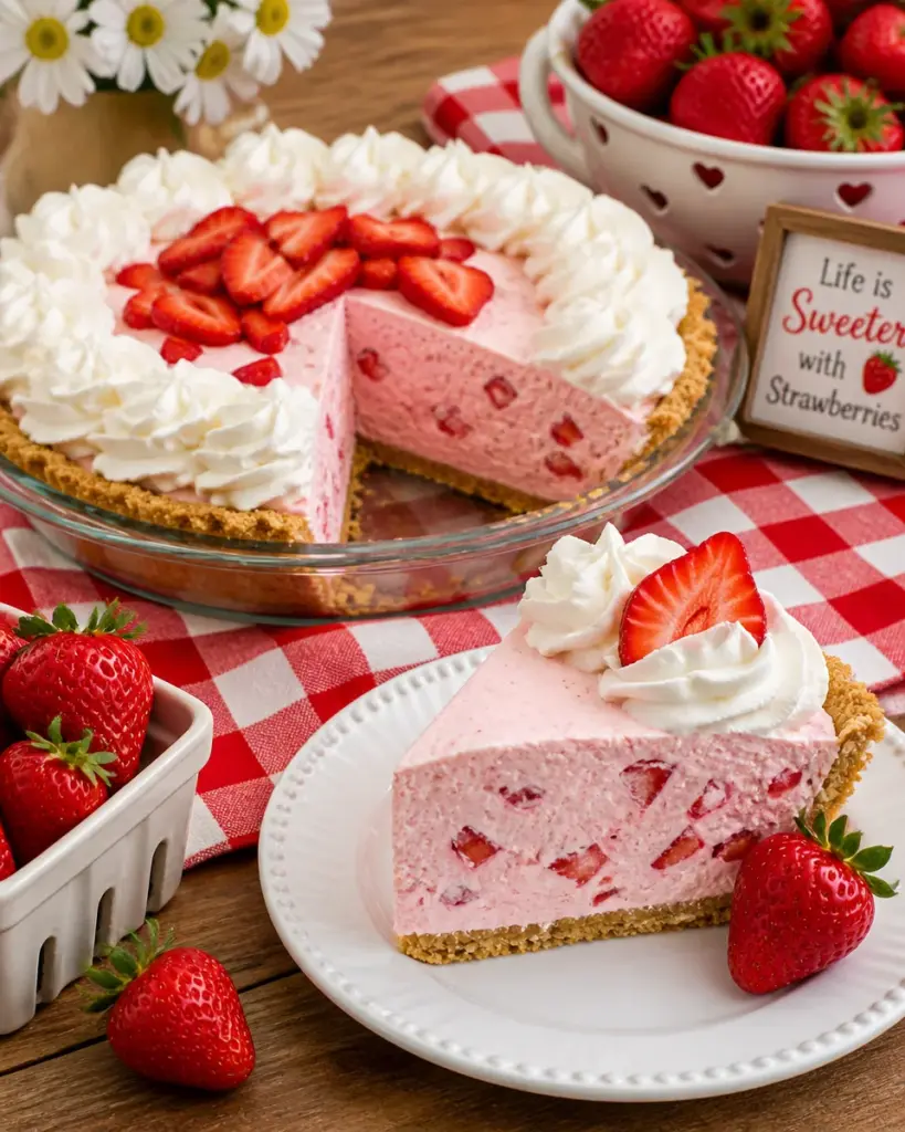 Strawberry Cool Whip Pie
