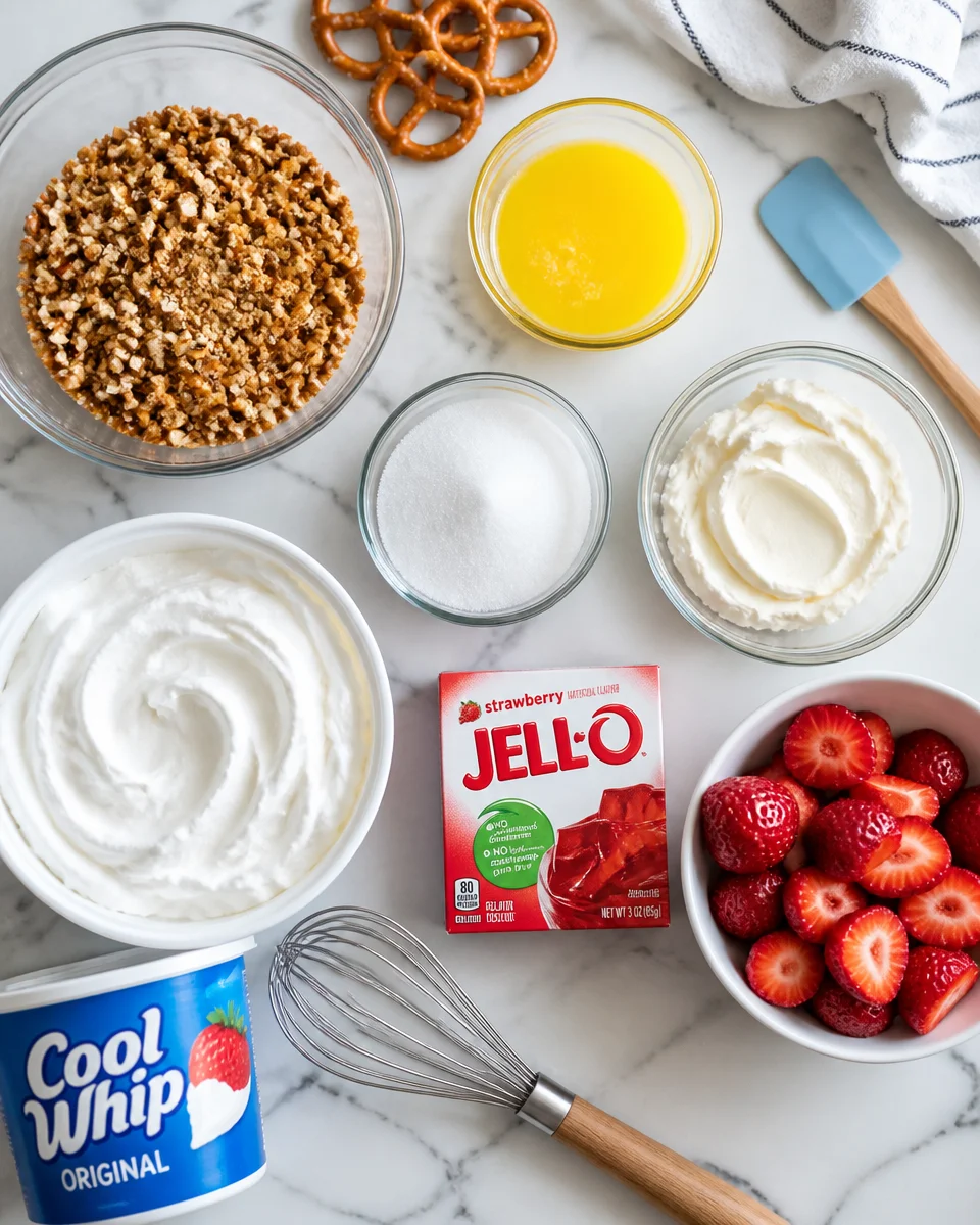Strawberry Pretzel Salad