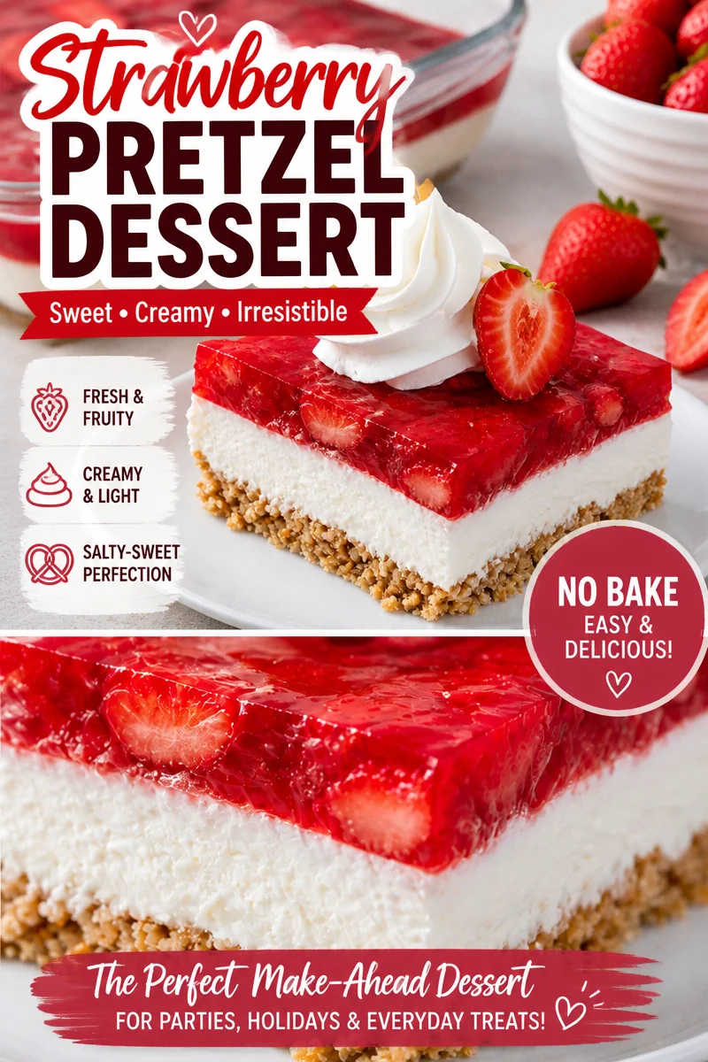 Strawberry Pretzel Salad