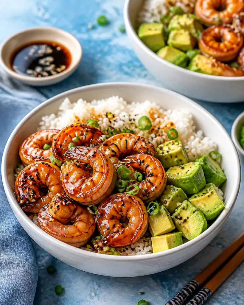 Teriyaki Shrimp Rice Bowl