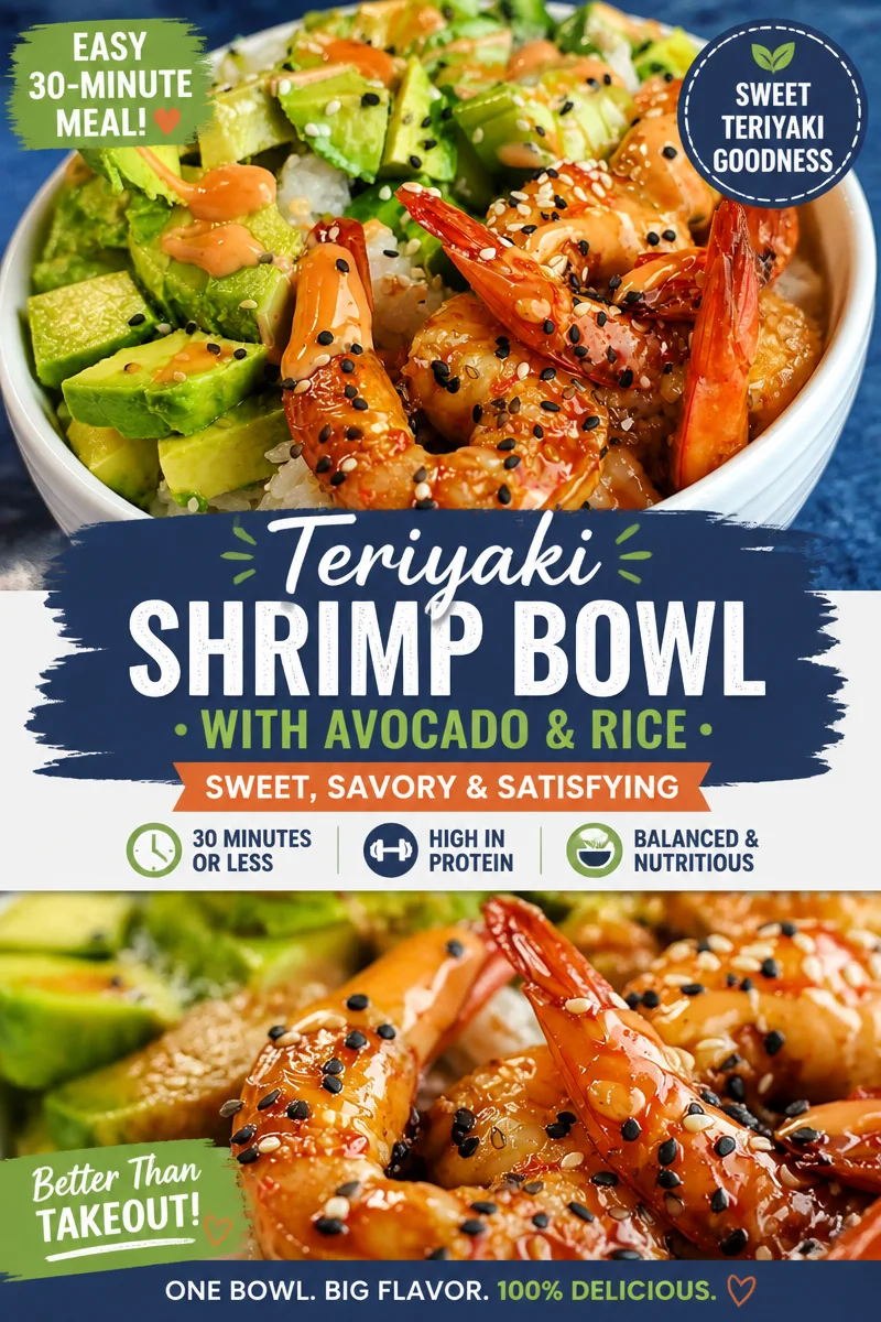 Teriyaki Shrimp Rice Bowl