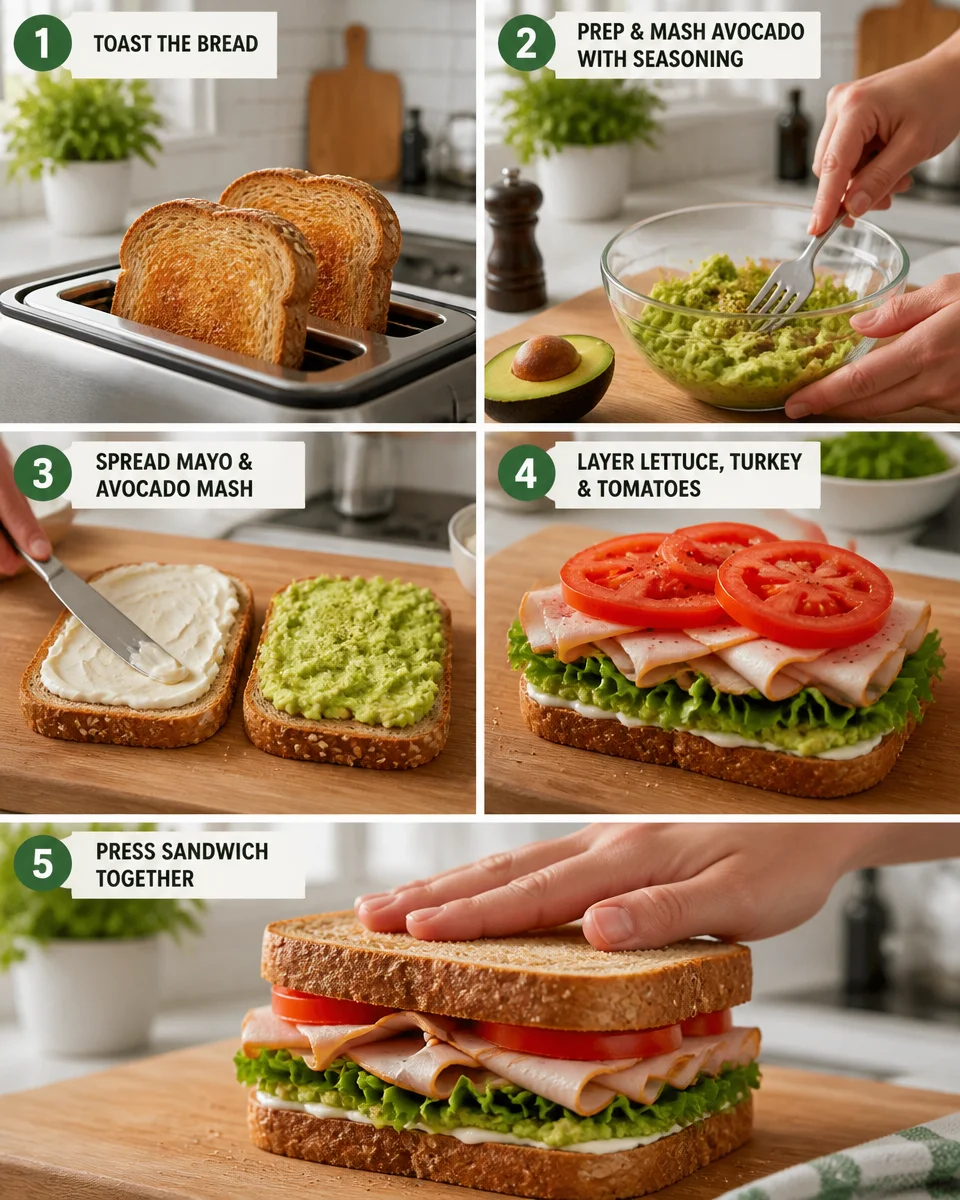 Turkey Avocado Sandwich