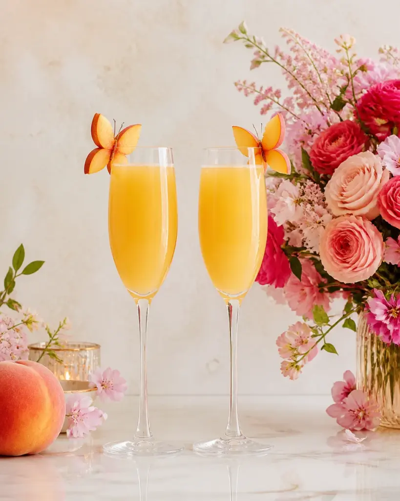 Virgin Peach Bellini