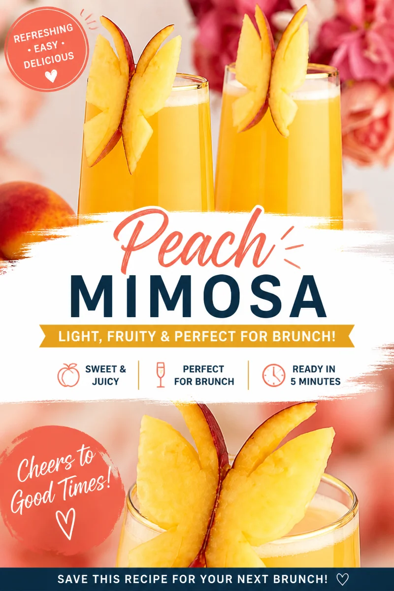 Virgin Peach Bellini