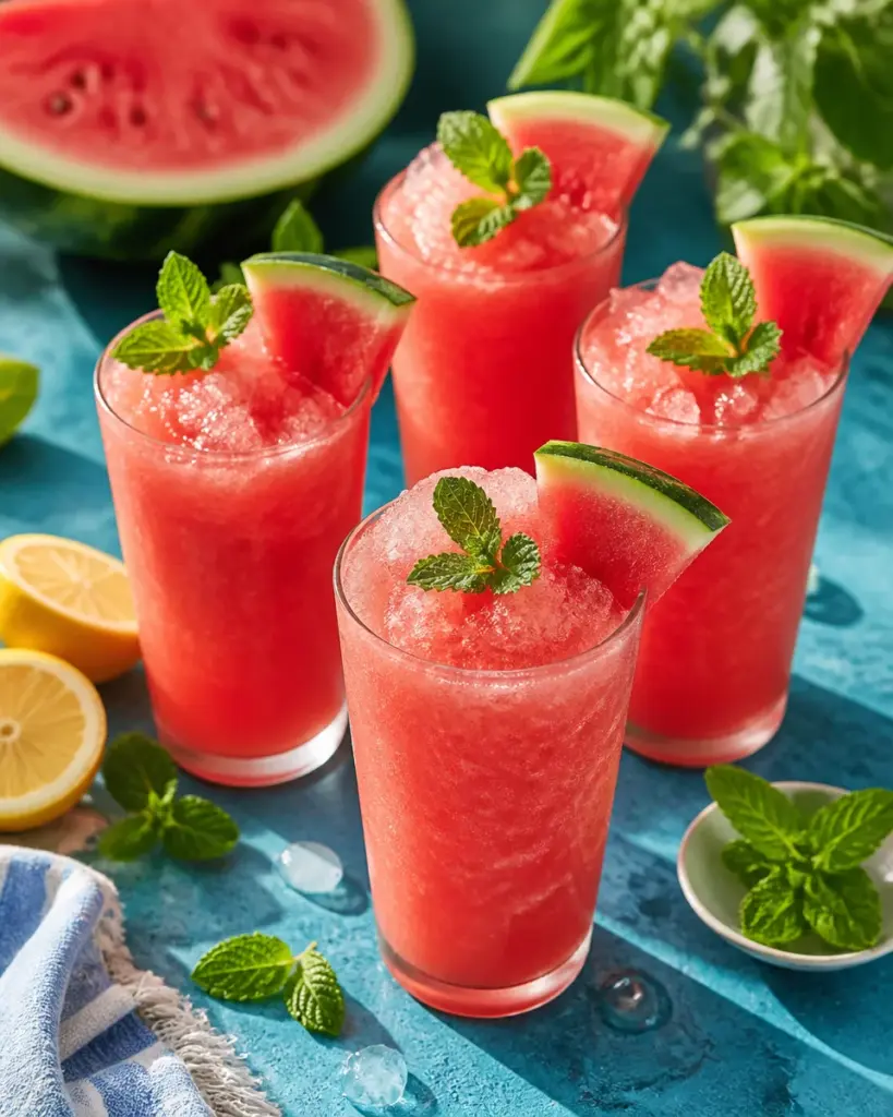 Watermelon Lemonade Slush