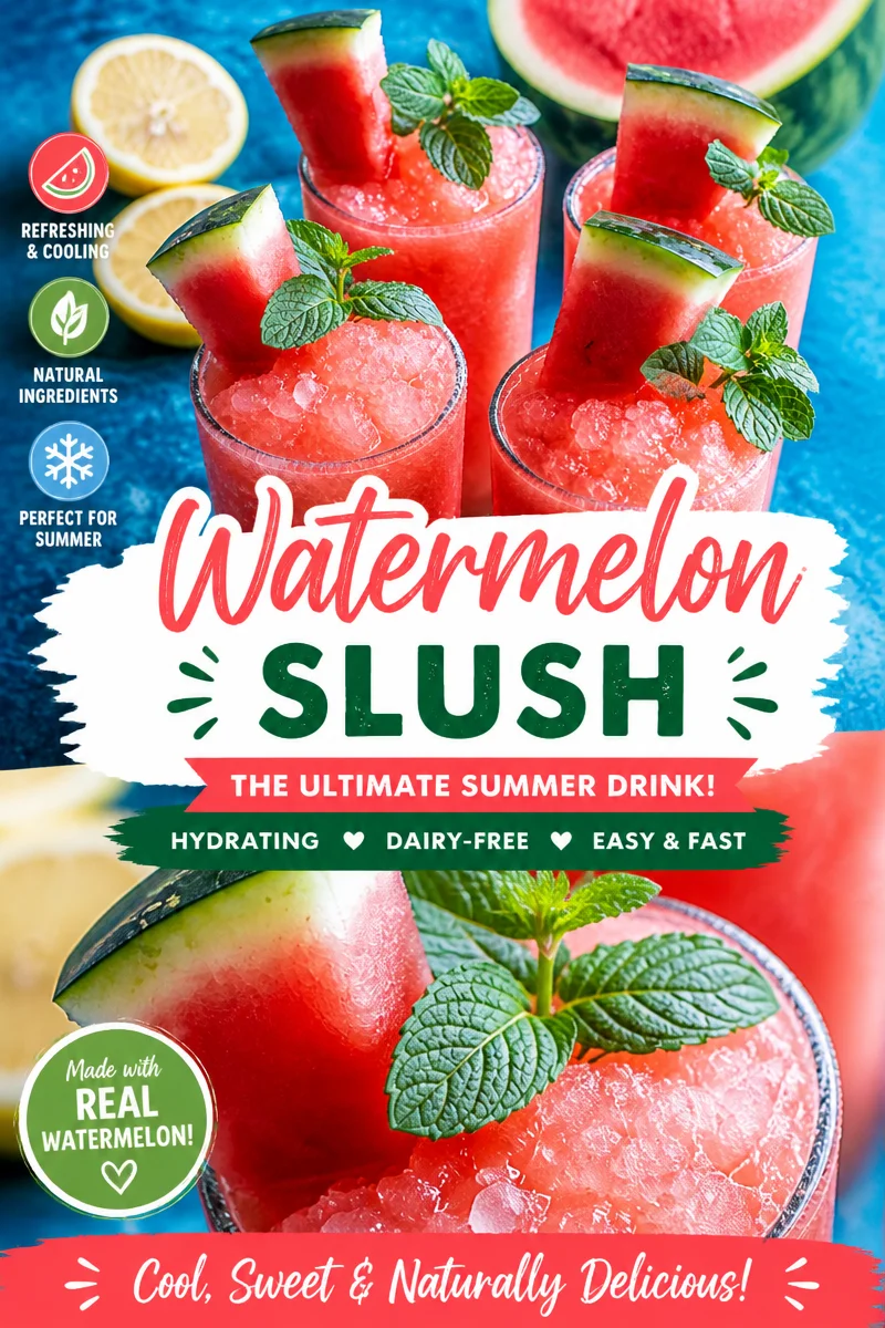 Watermelon Lemonade Slush