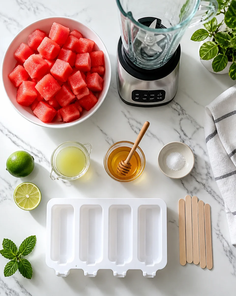 Watermelon Popsicles