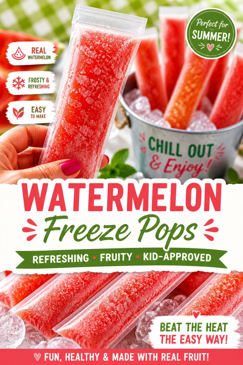 Watermelon Popsicles
