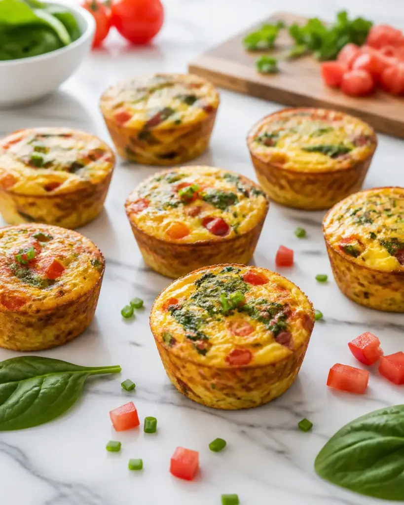 Whole30 Egg Muffins with Vegetables