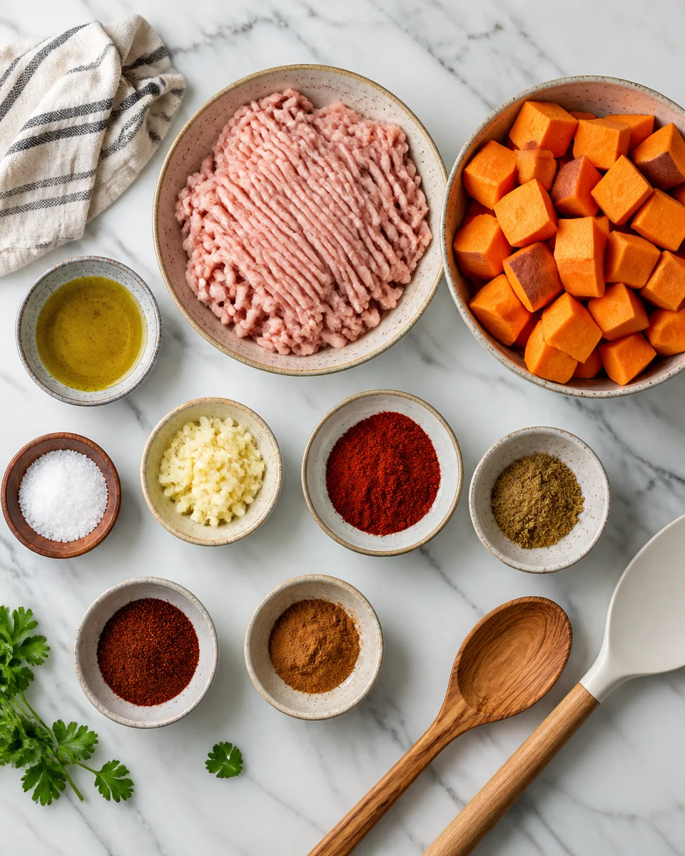 Whole30 Ground Turkey Sweet Potato Skillet