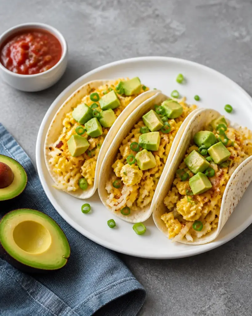 Breakfast Tacos with Potato and Egg
