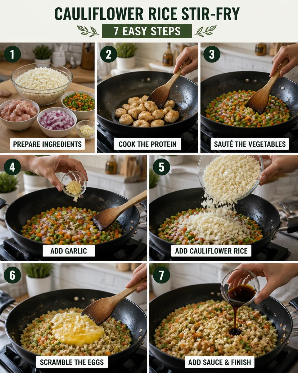 Cauliflower Rice Stir Fry